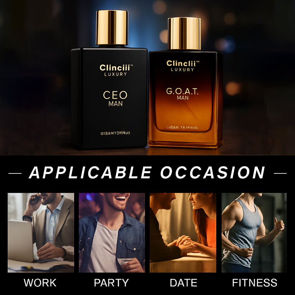 Final 3 Hours: 60%OFF🔥Gentlemen’s Fragrance Set with CEO MAN Perfume & G.O.A.T MAN Aroma