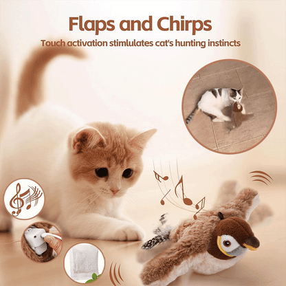 🐾Interactive Chirping Bird Cat Toy